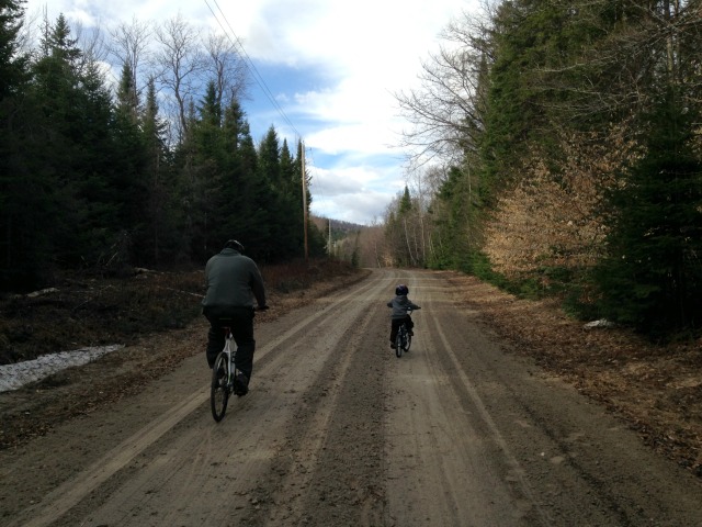 Choose a road biking area which lets us avoid a tricky road shoulder situation Choose a road biking area which lets us avoid a tricky road shoulder situation