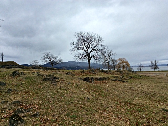 Crown Point State Historic Site is open year round for walking on the trails and experiencing history.