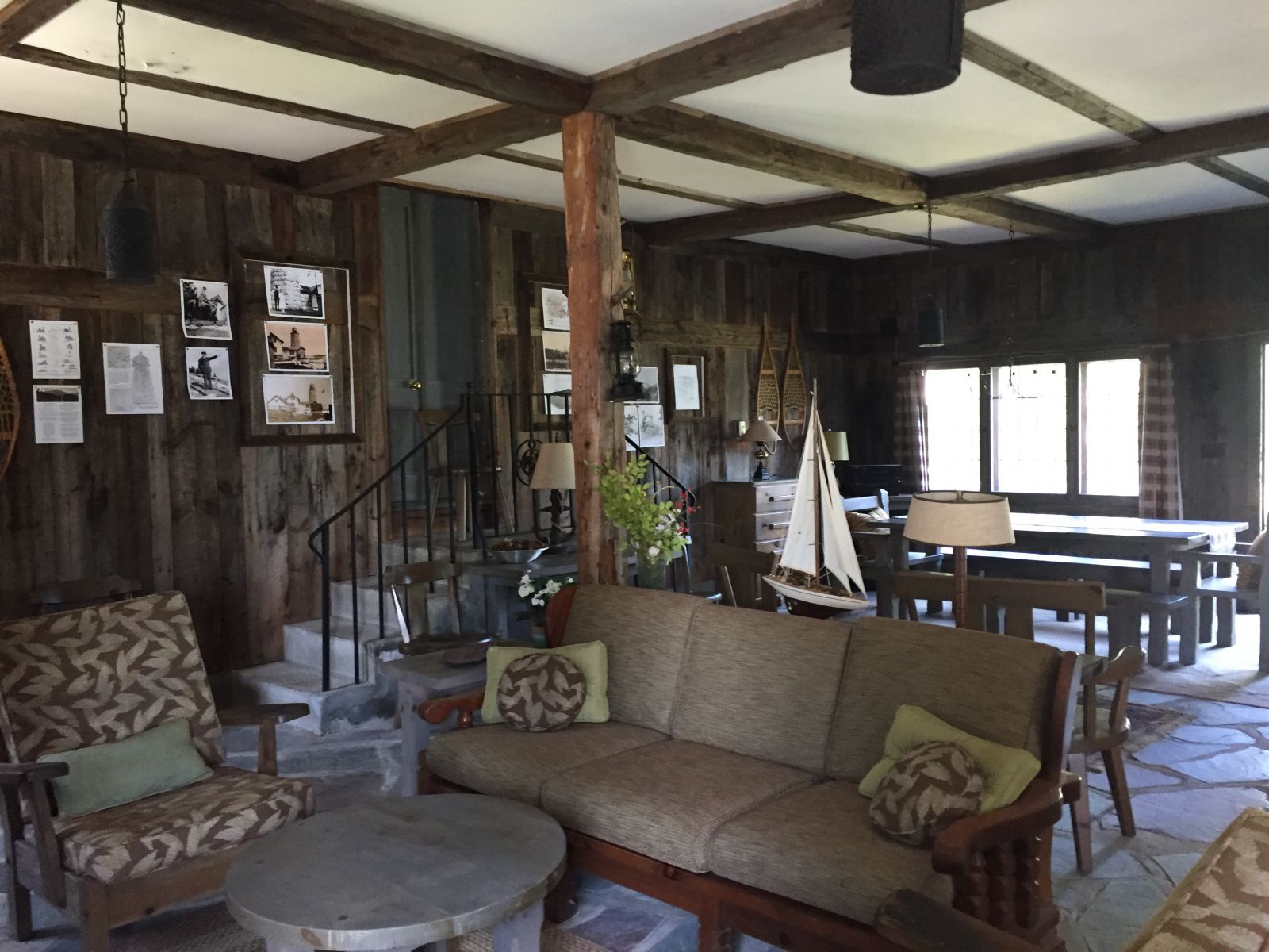 Inside the adjoining cottage.