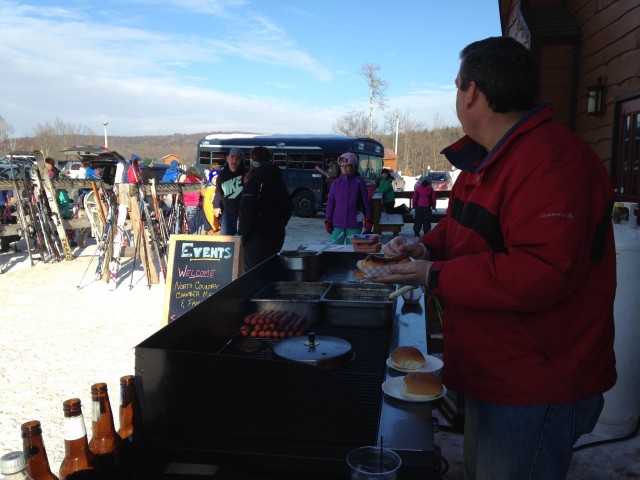 If you don't want to head inside to sit down, grab something quick from the grill! If you don't want to head inside to sit down, grab something quick from the grill!