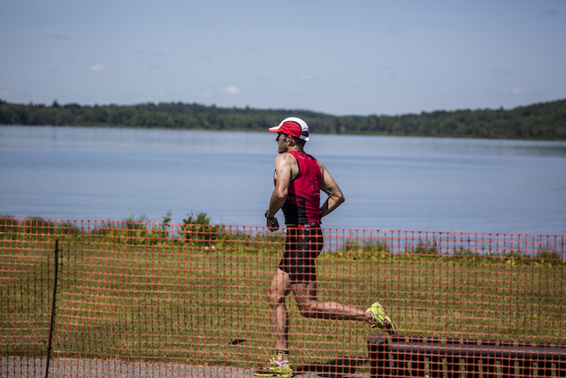 The distant mountains and lovely Raquette Pond is only a fraction of the scenery which backdrops the race. (Yes. We call that a pond.)