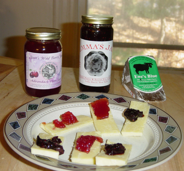 one cheese & chutney combo, using cheddar and fruit preserves one cheese & chutney combo, using cheddar and fruit preserves