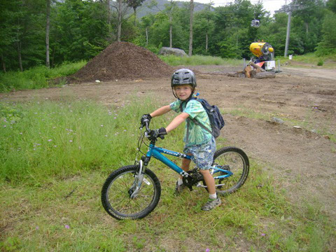 Bike park in progress