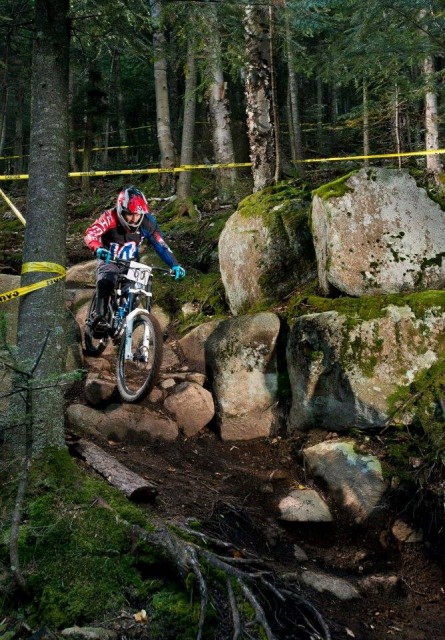 Mike likes his trails like he likes his coffee: strong, er... gnarly or whatever.