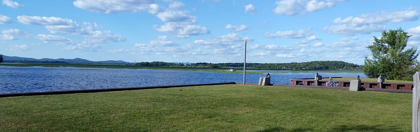 The Route 30 boat launch is a great place to start your bike ride.