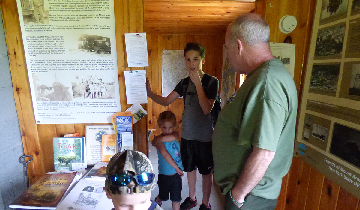 Ranger Cabin Interpretive Museum at the Peak of Mt. Arab