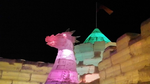 The dragon lived inside the castle -- because dragons live wherever they want. The dragon lived inside the castle -- because dragons live wherever they want.