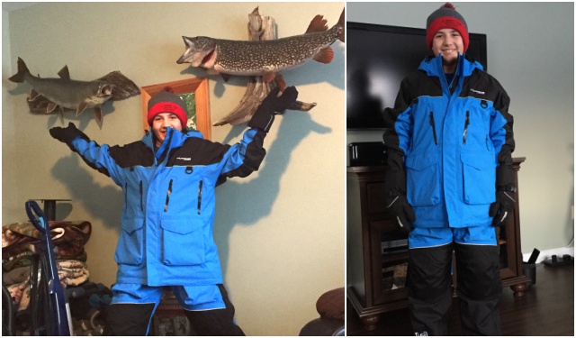 The young man to beat. (photos courtesy of his proud mother)