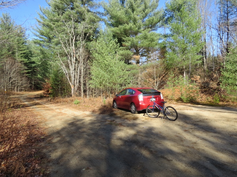 Trailhead for Massawepie Mire