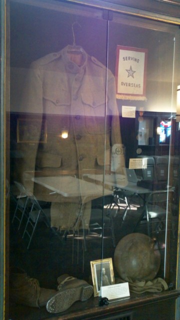uniform of Elwood Ober, US Army Tank Corps uniform of Elwood Ober, US Army Tank Corps