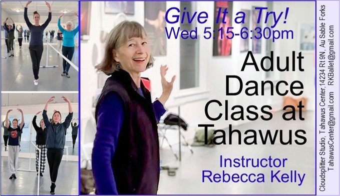 Dance class graphic with images & text