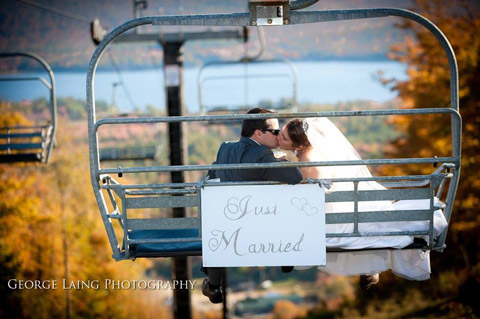 Honeymoon ride at Oak Mountain (Photo courtesy of George Lang Photography)