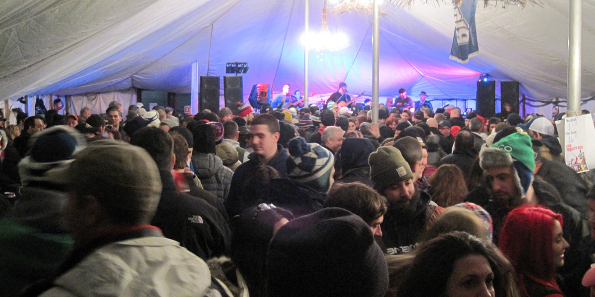 Adirondack Ice Bowl Party Tent