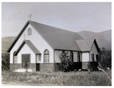 a white and black roman catholic church.