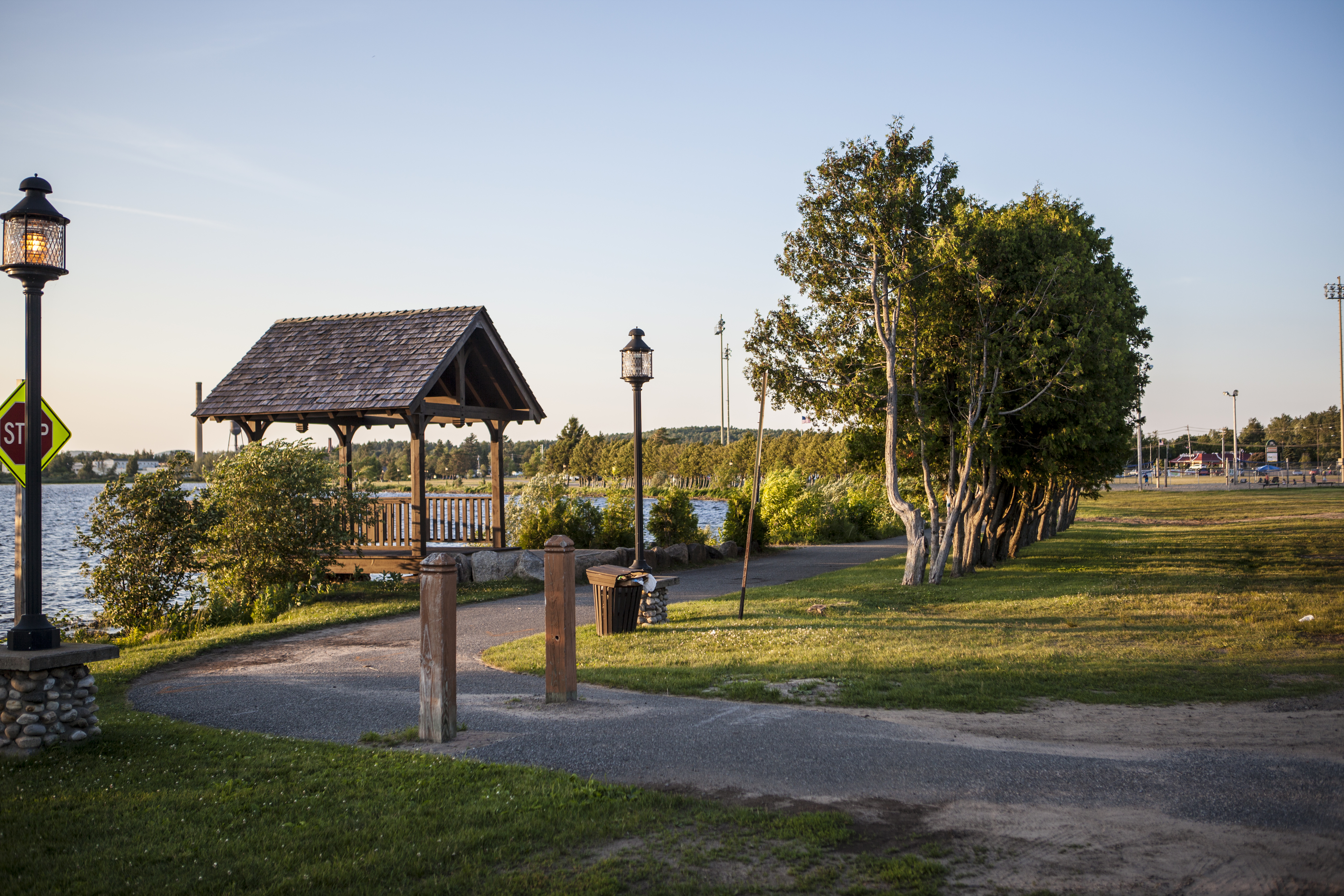 The entrance of the Waterfront Walkway