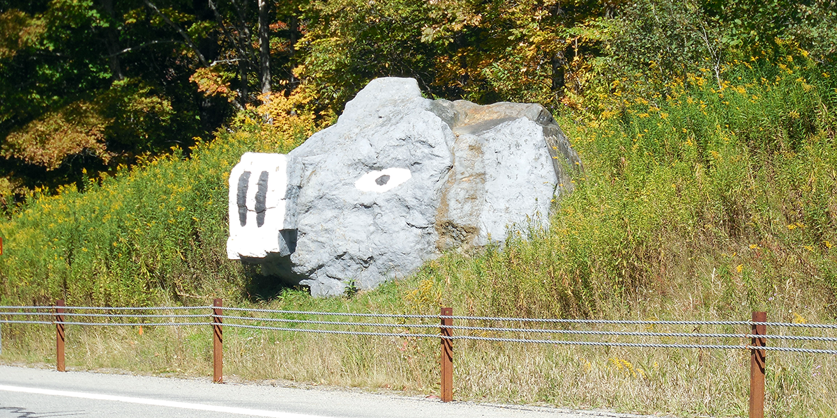 Meet Pig Rock in Speculator, New York