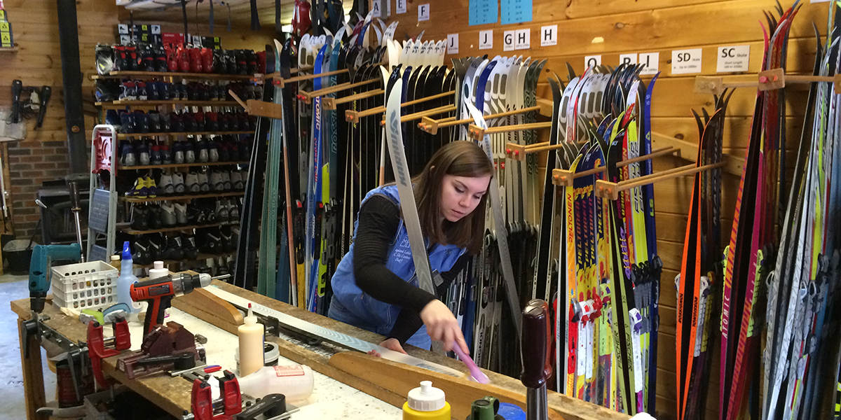 Lapland Lake Nordic Ski Center's Rental Shop