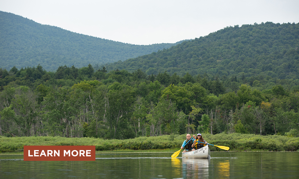 Paddling in the wilderness of Hamilton County.