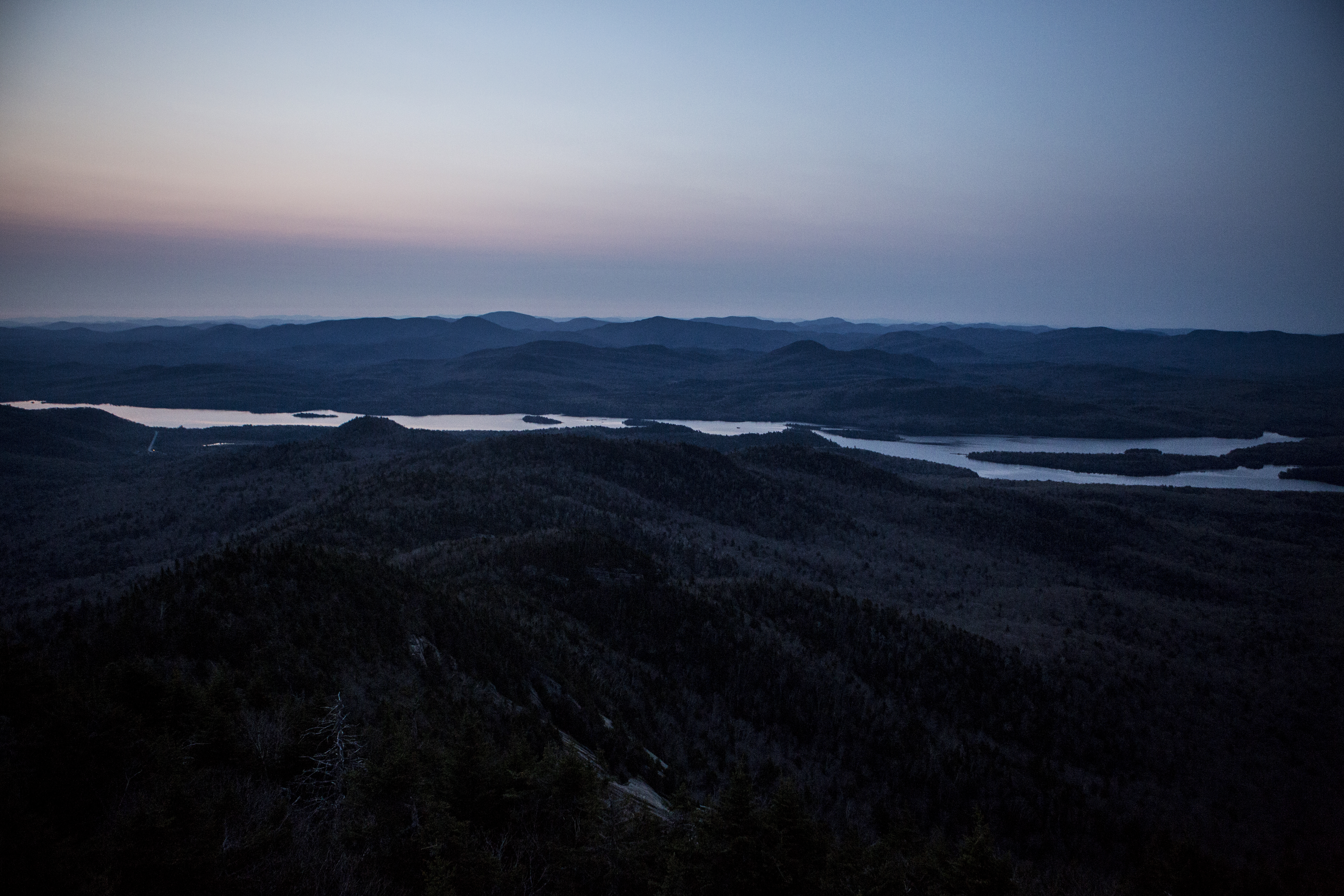 View from Snowy Mountain in winter.