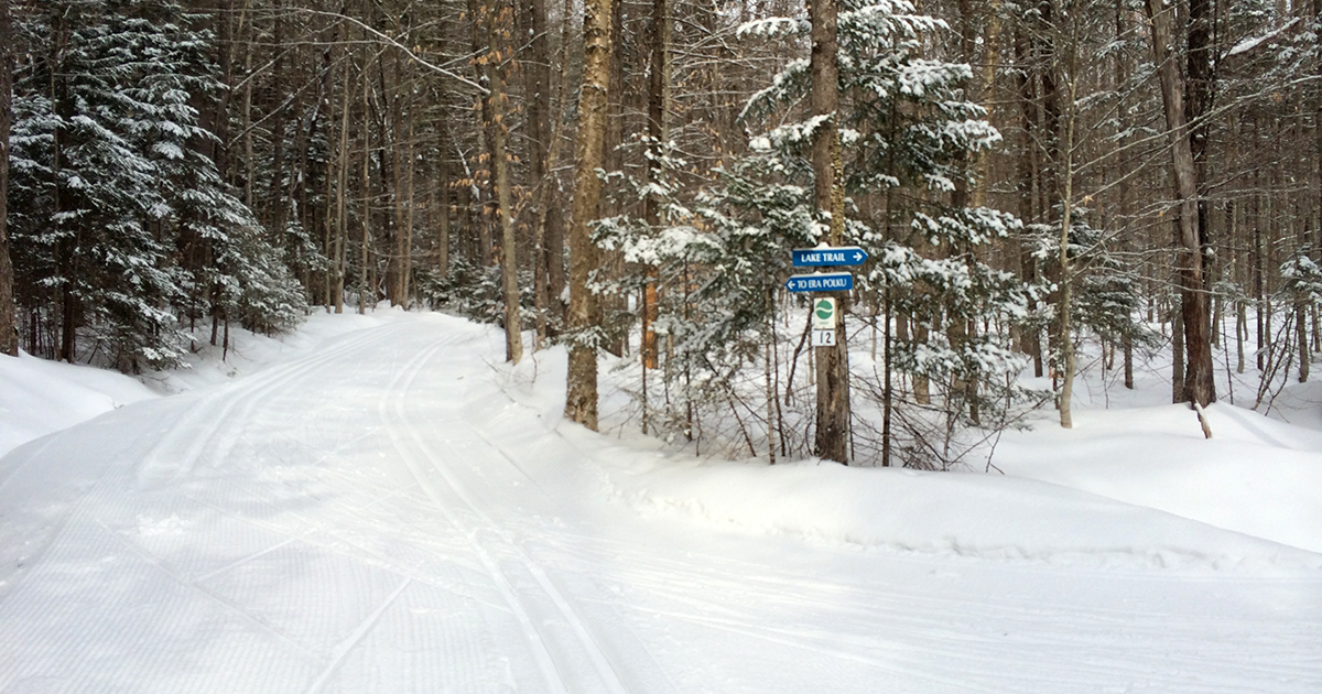 Intersection of the Lake Trail and Era Polku