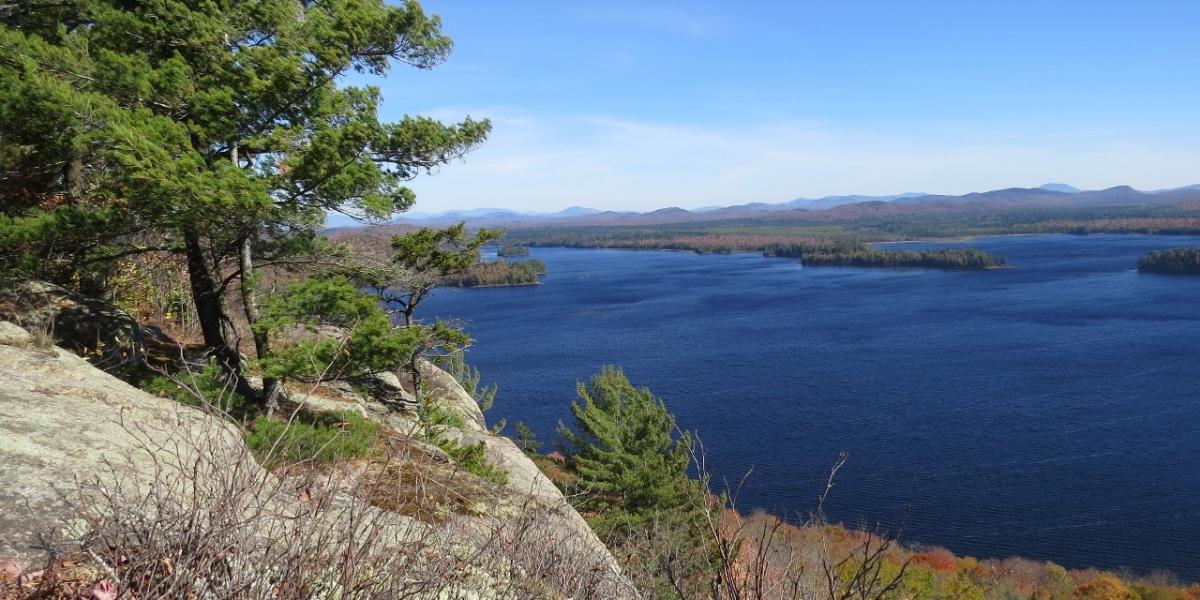 A view of Lake Lila from Frederica Mountain