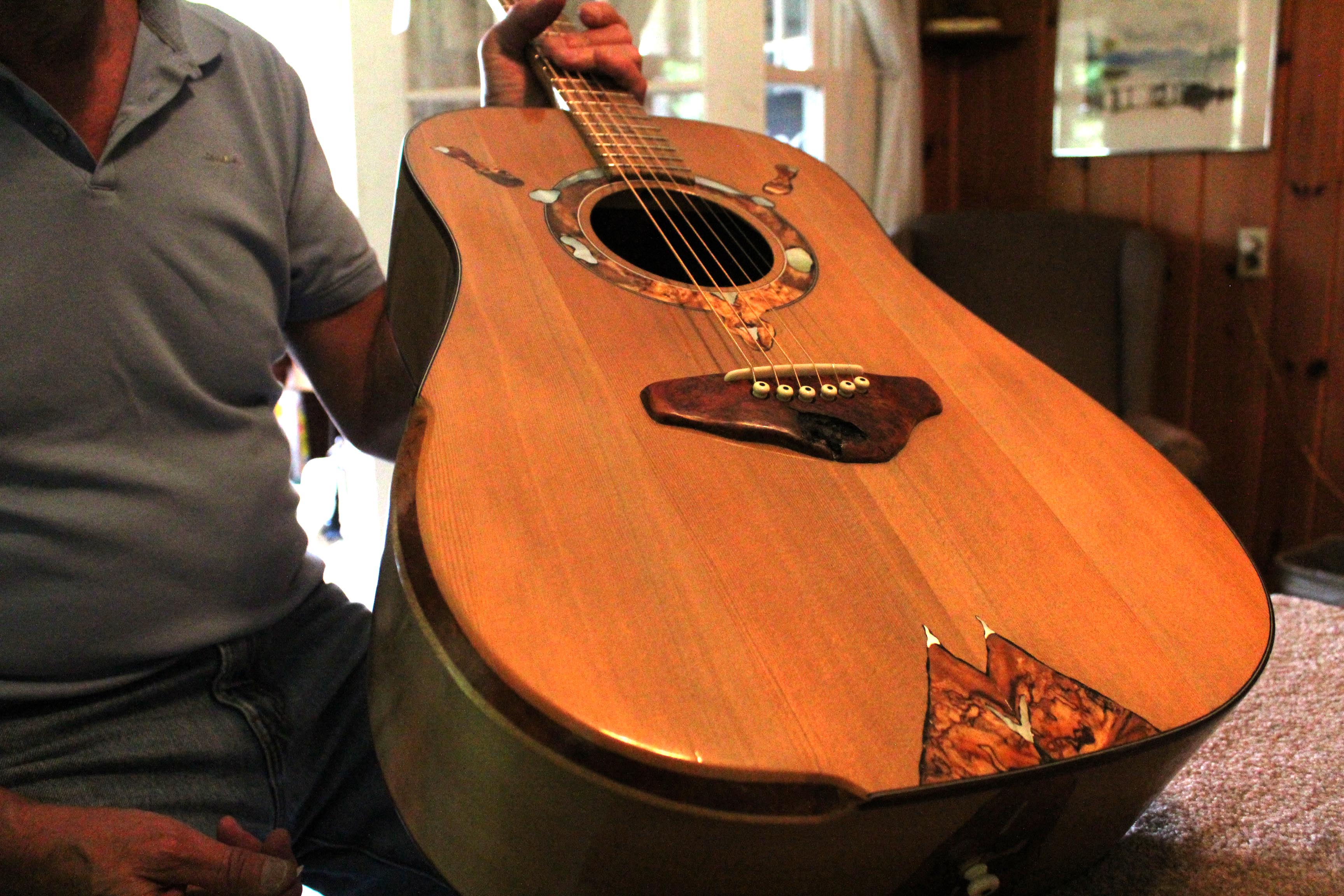 Every guitar Eric creates is distinct.