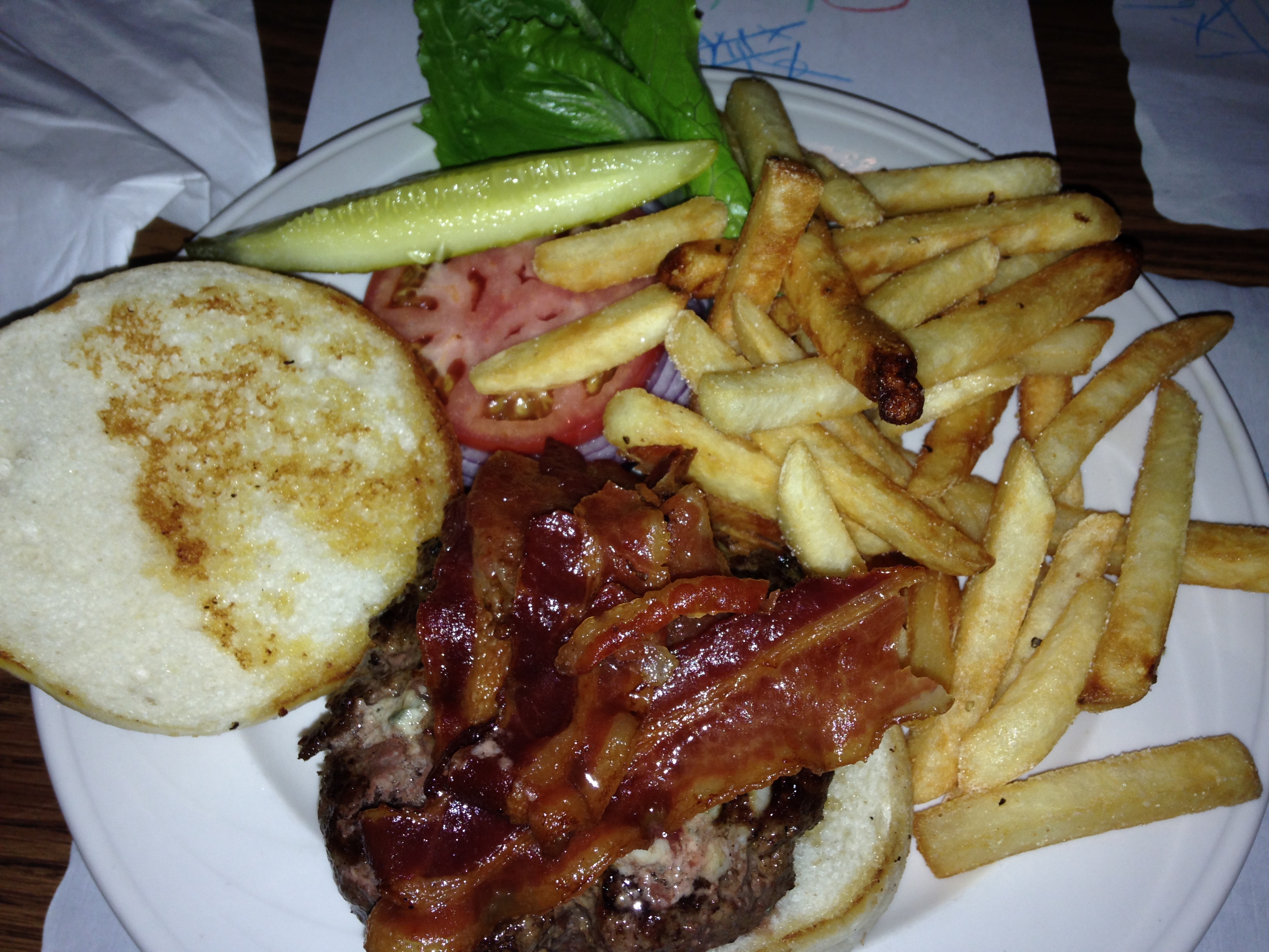 Blue Cheese Bacon Burger