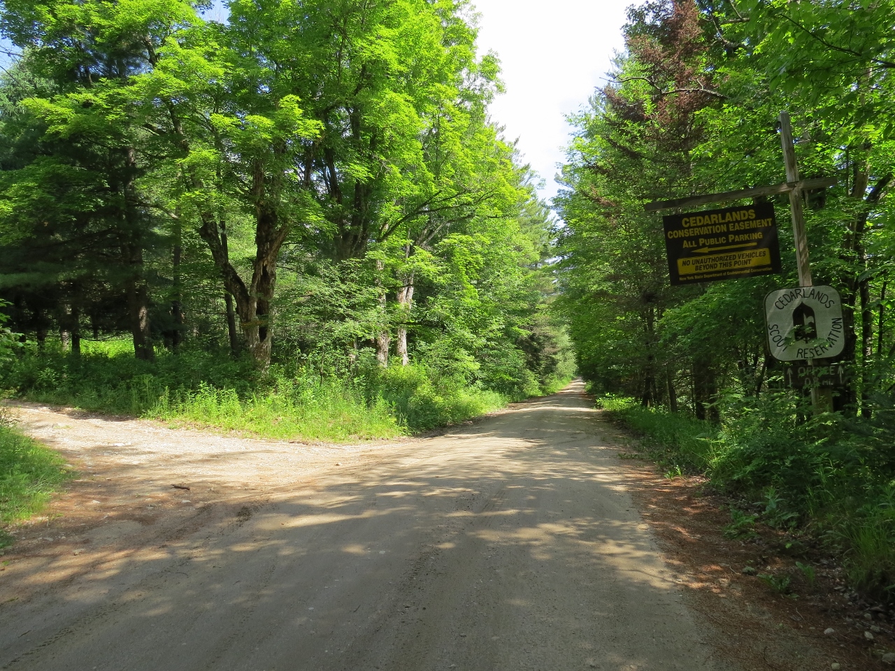 Parking Area for Cedarlands