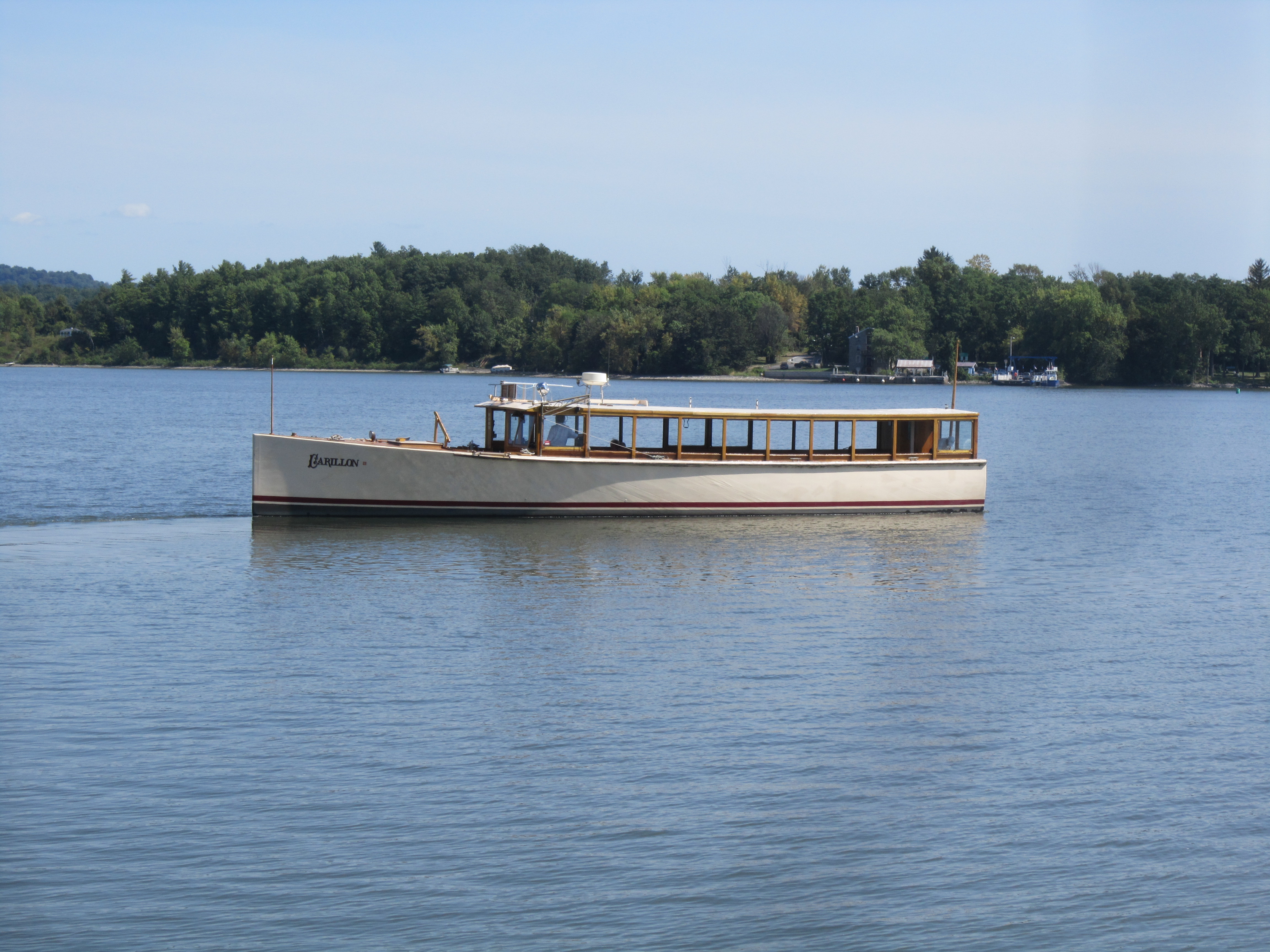 The tourboat Carillon on Lake Champlain