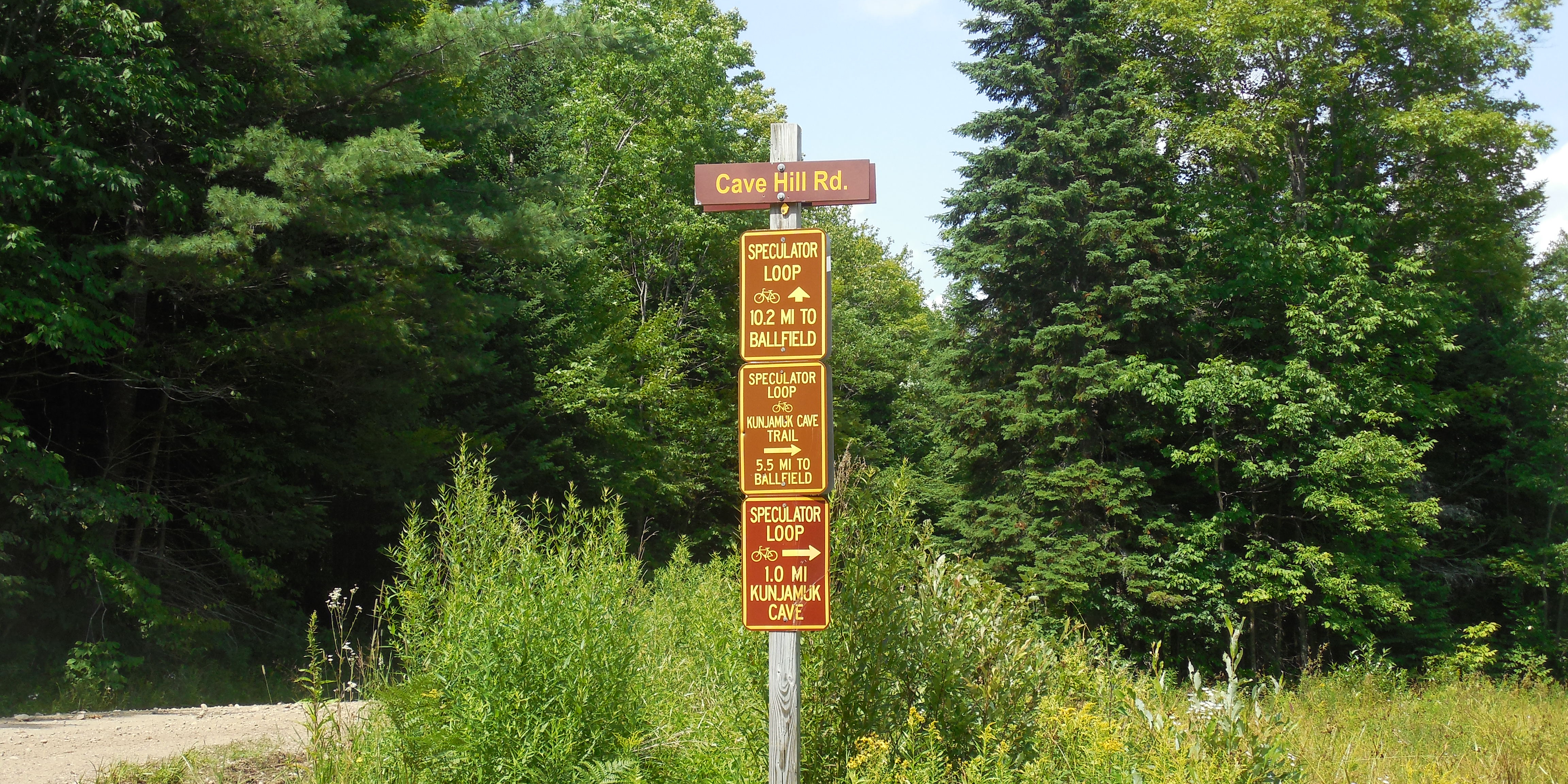 Kunjamuk Trail Loop Intersection