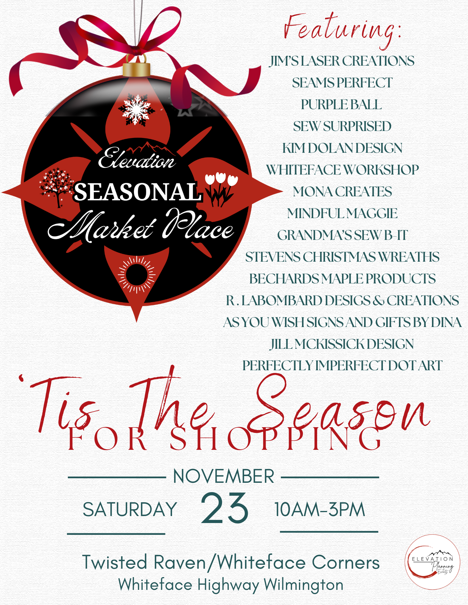 Seasonal Market Place Poster