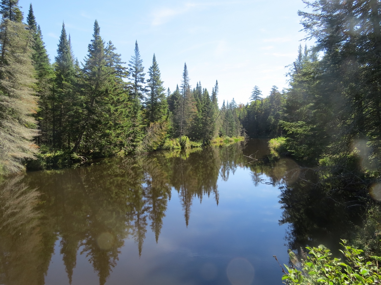 View from the bridge over Fishing Brook