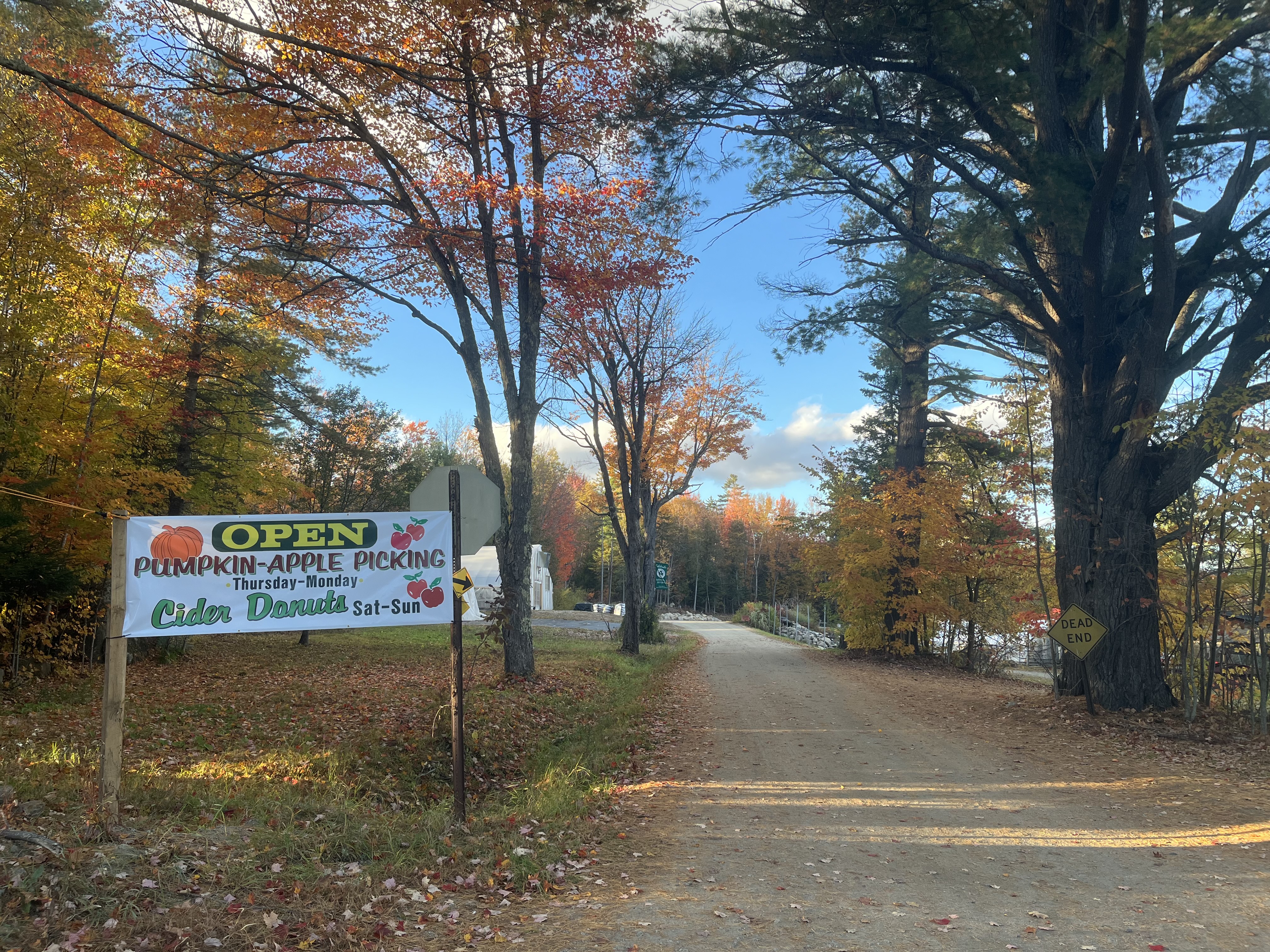 Its about thyme farm front view with sign 