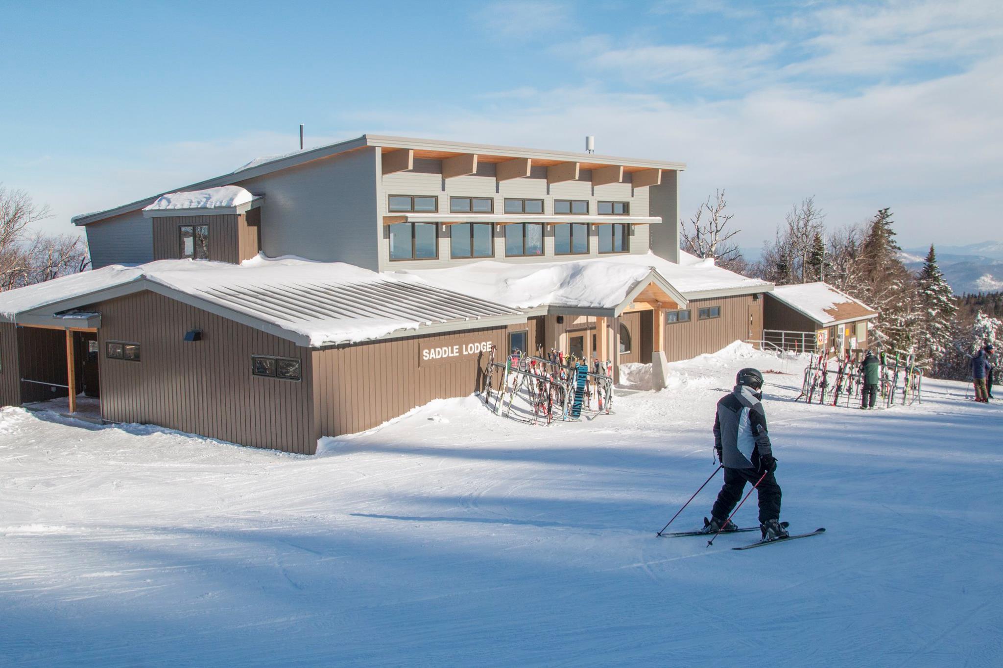 The completely renovated Saddle Brook Lodge.