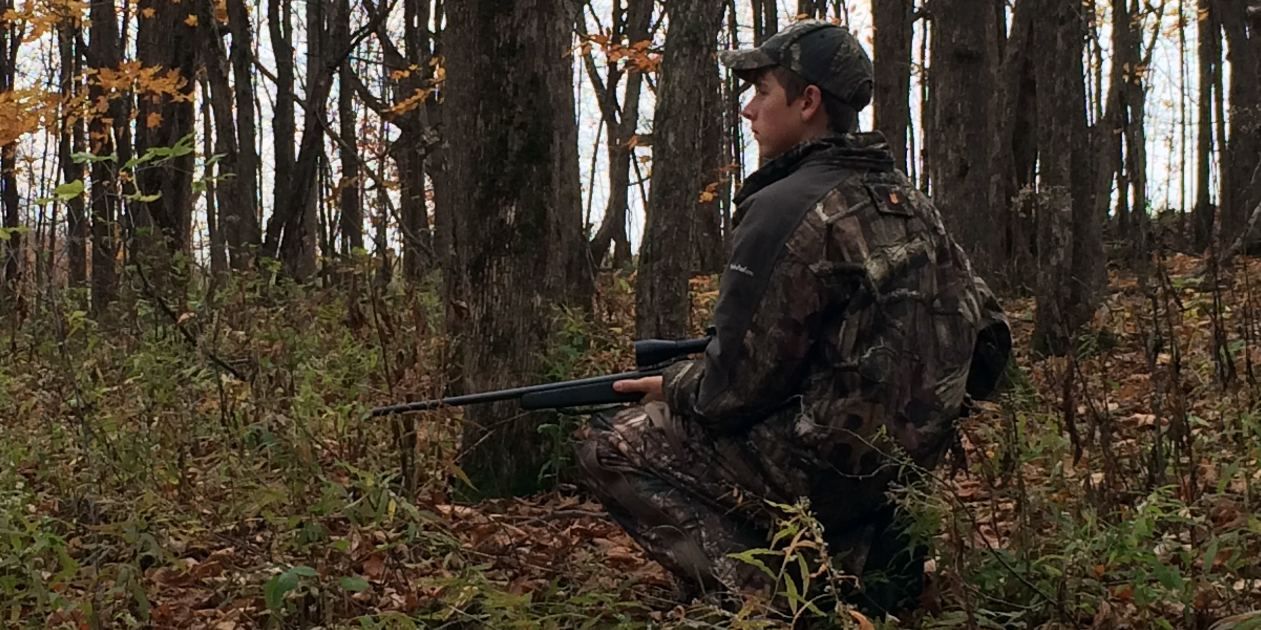 Watching for white tail deer - Adirondacks, NY