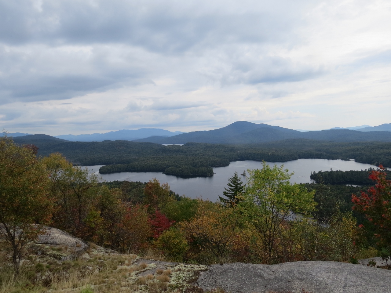 View from the summit of Mud Pond Mountain