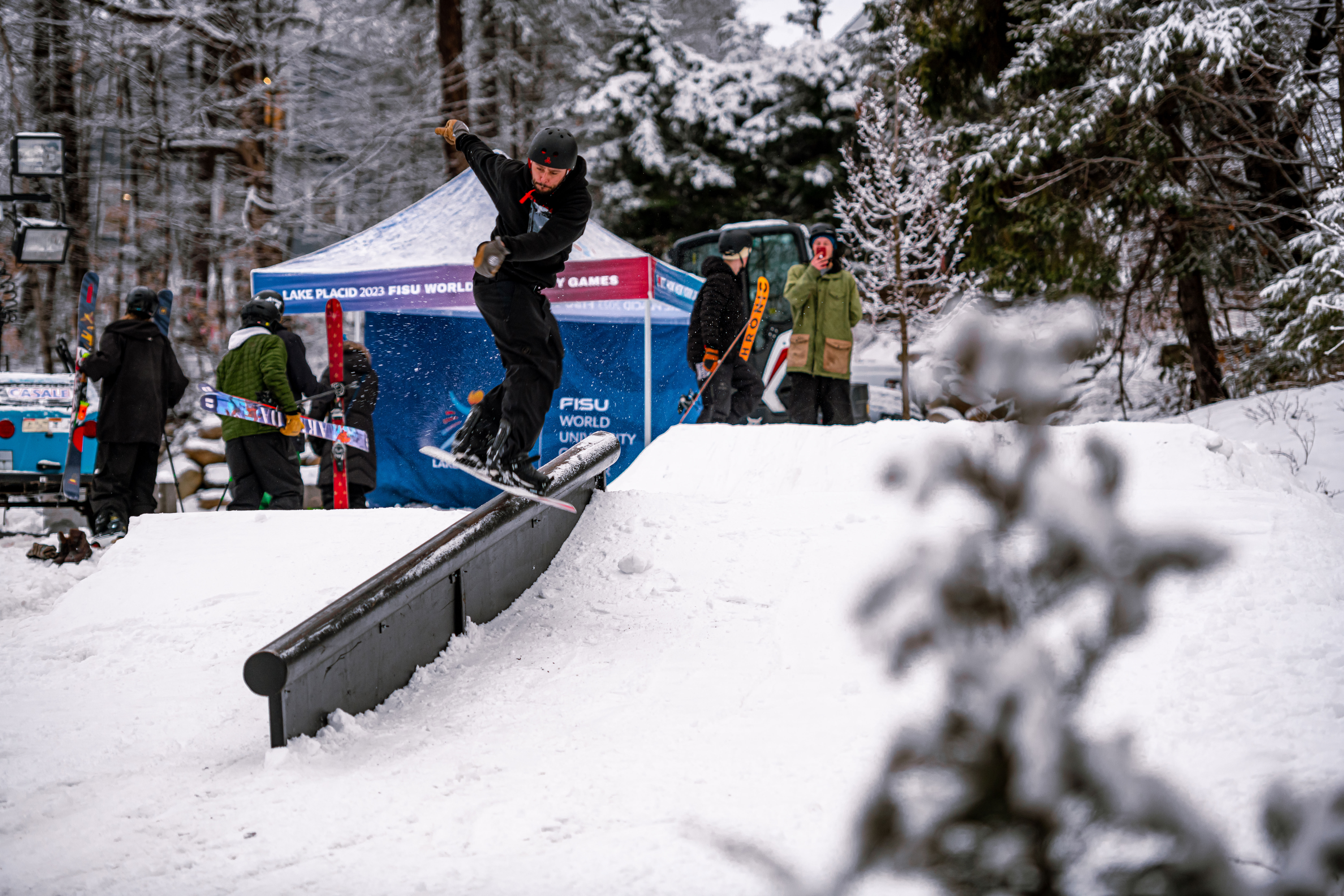 Rail Jam in Lake Placid