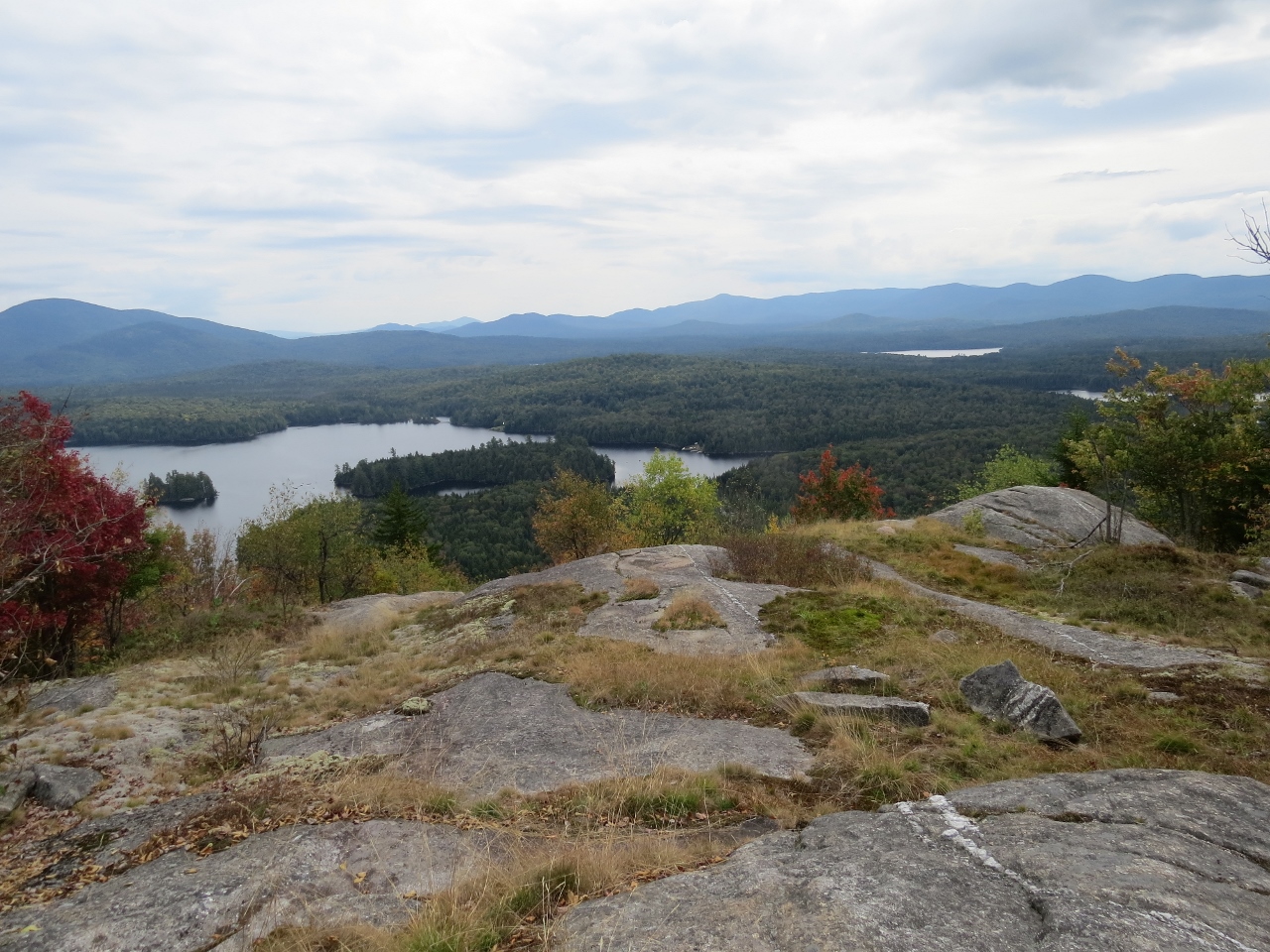 View from the summit of Mud Pond Mountain