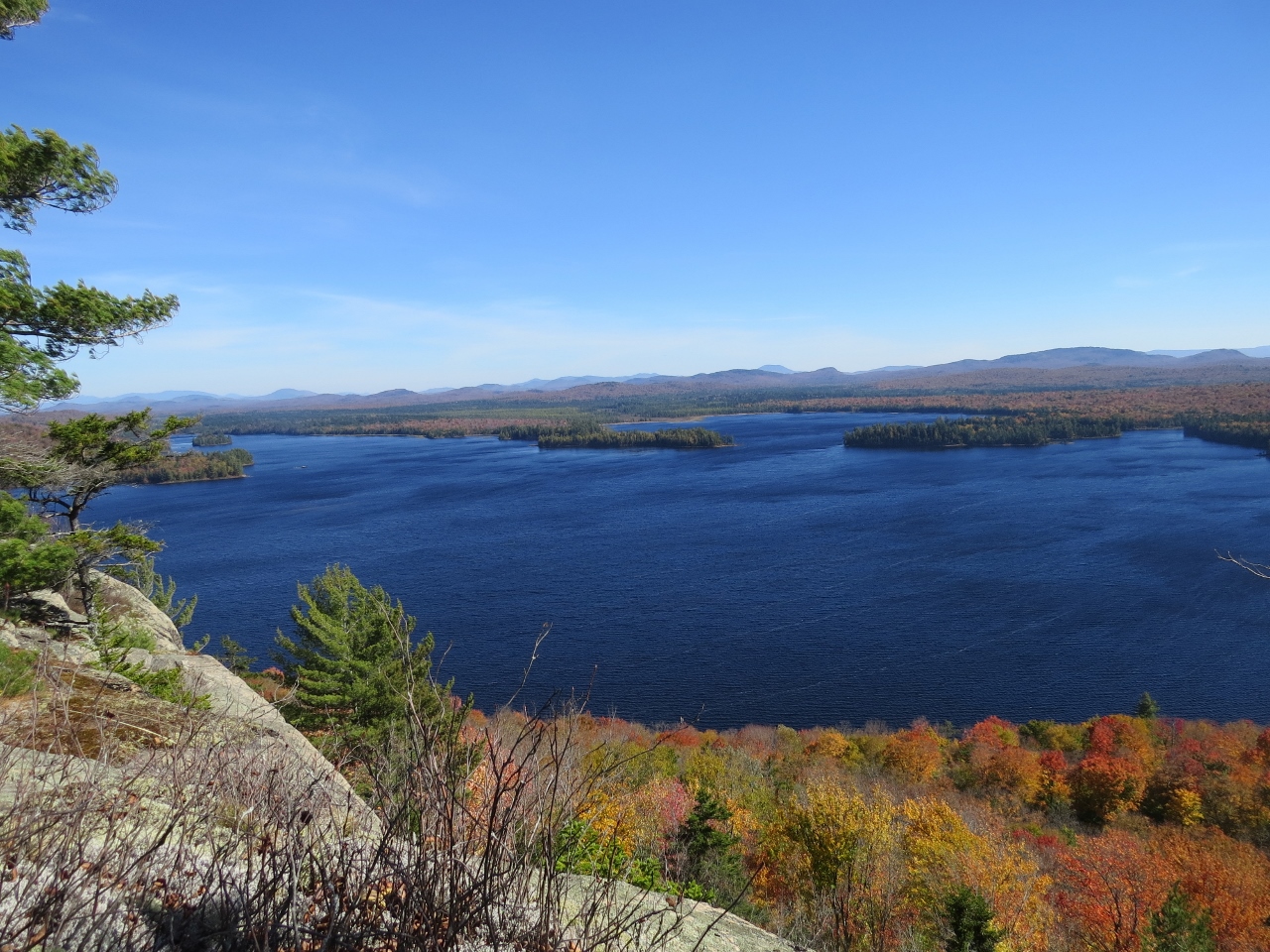 Lake Lila - Views from summit of Frederica Mountain