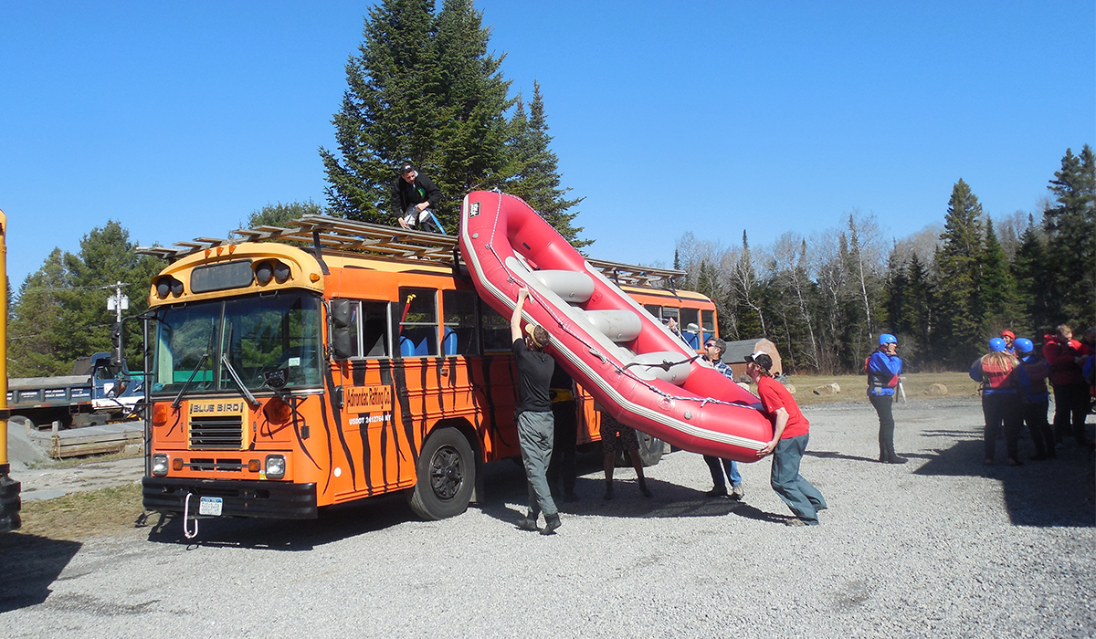 Loading the bus