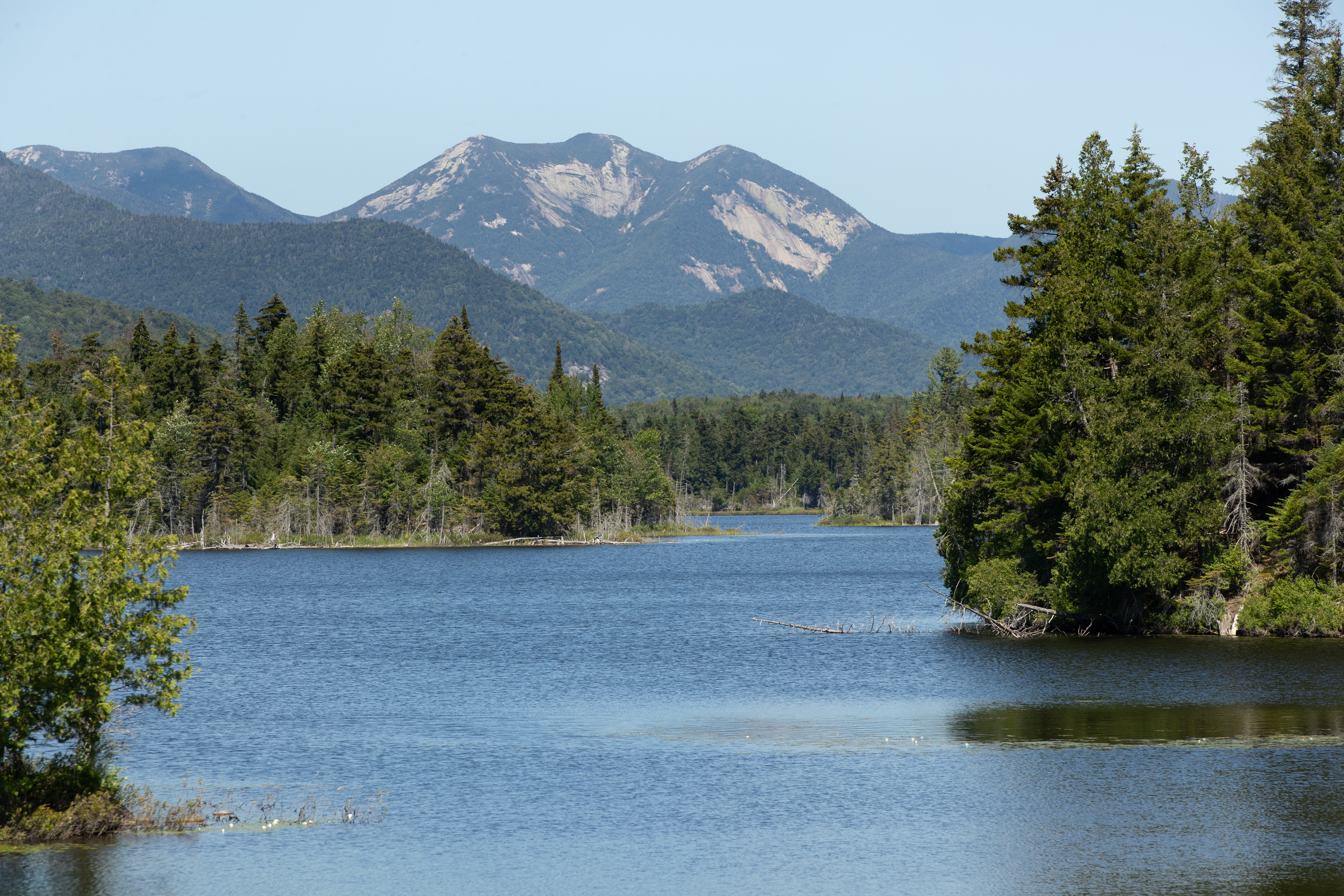Beautiful view of Boreas Pond in North Hudson