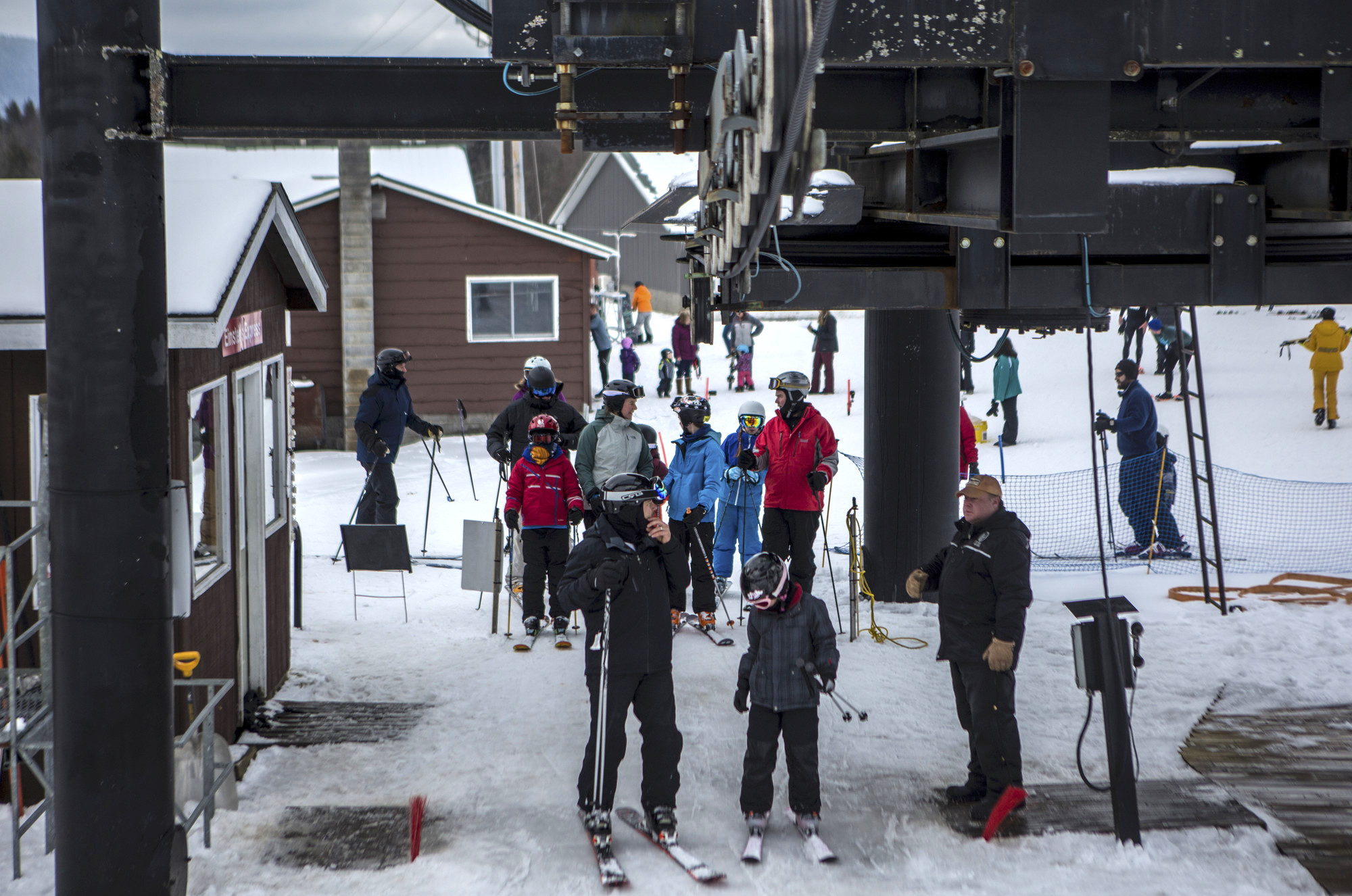 Get back on the slopes right away at Oak Mountain.