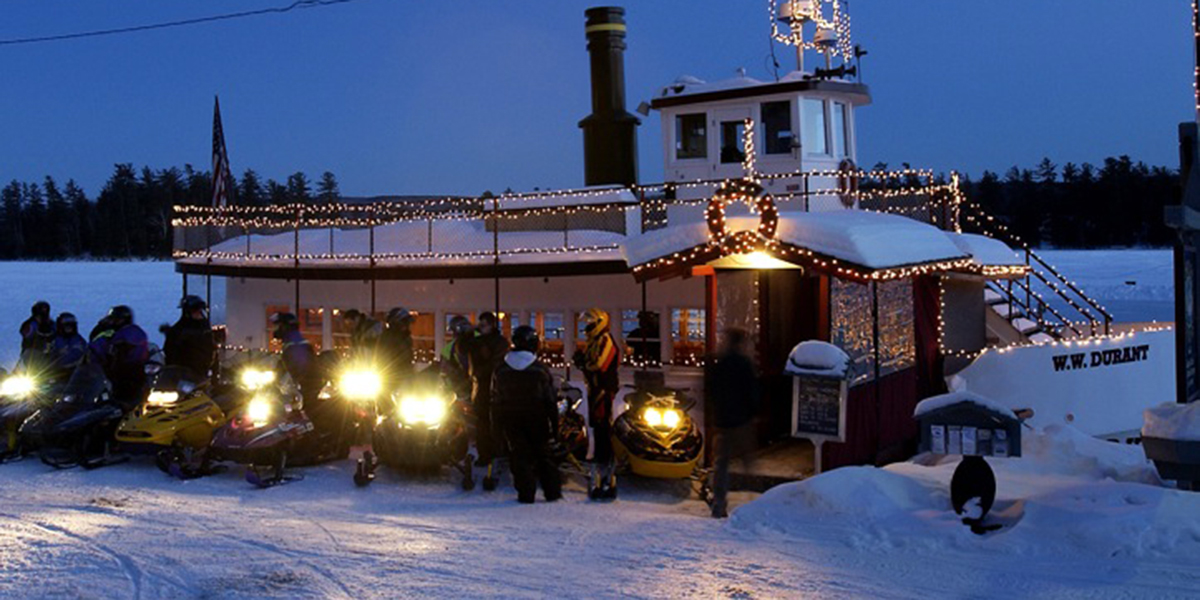 Raquette Lake Ice Boat