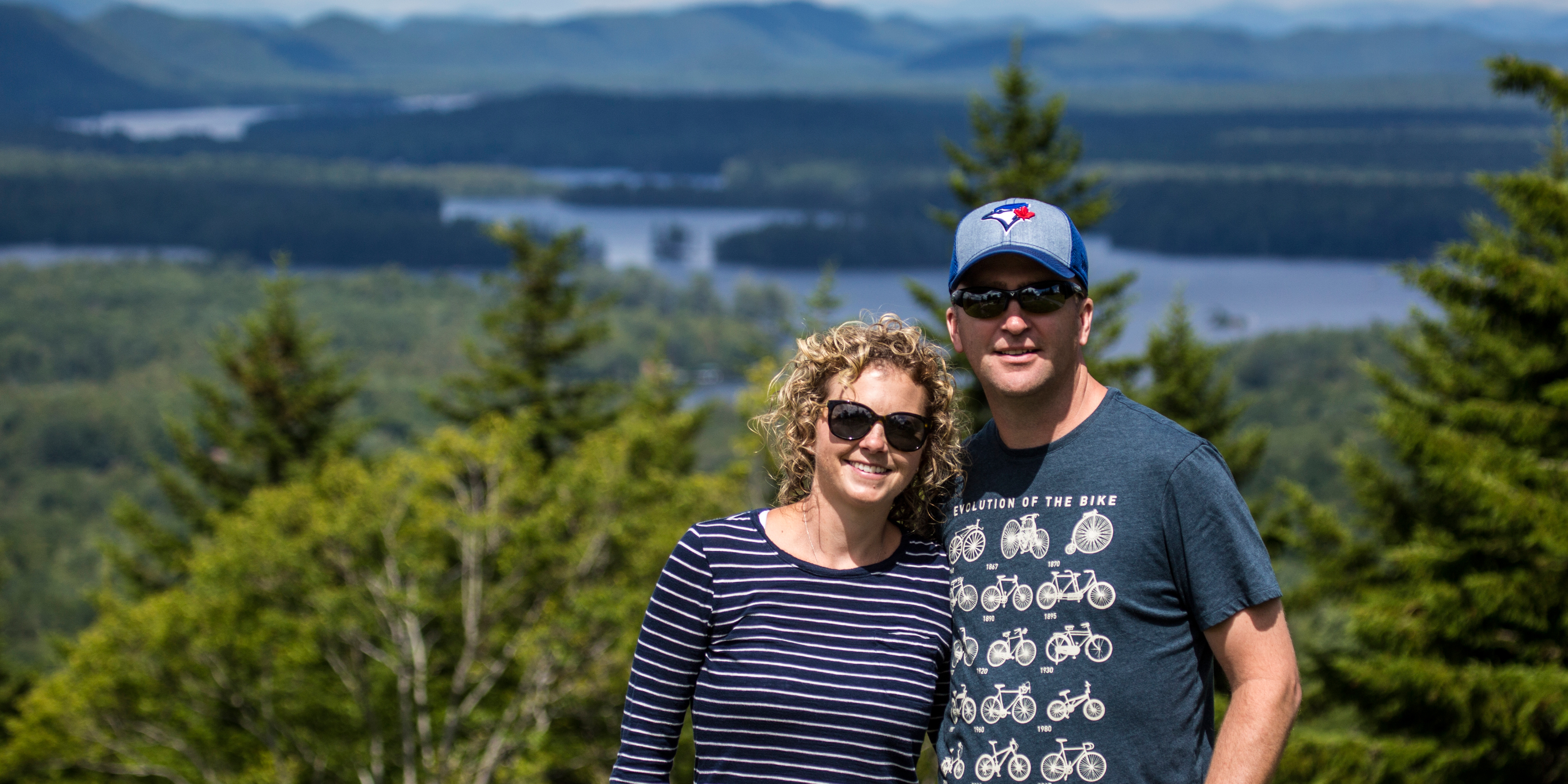 Propose on an Adirondack Mountain Top