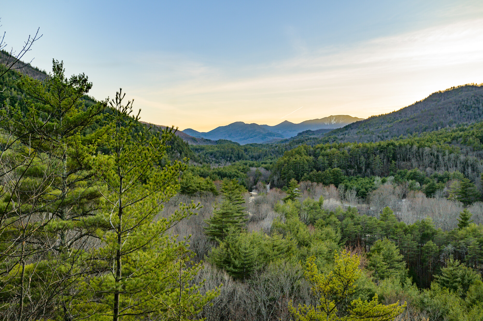 A view of the Adirondack Mountains from a Lake Champlain Region hike.