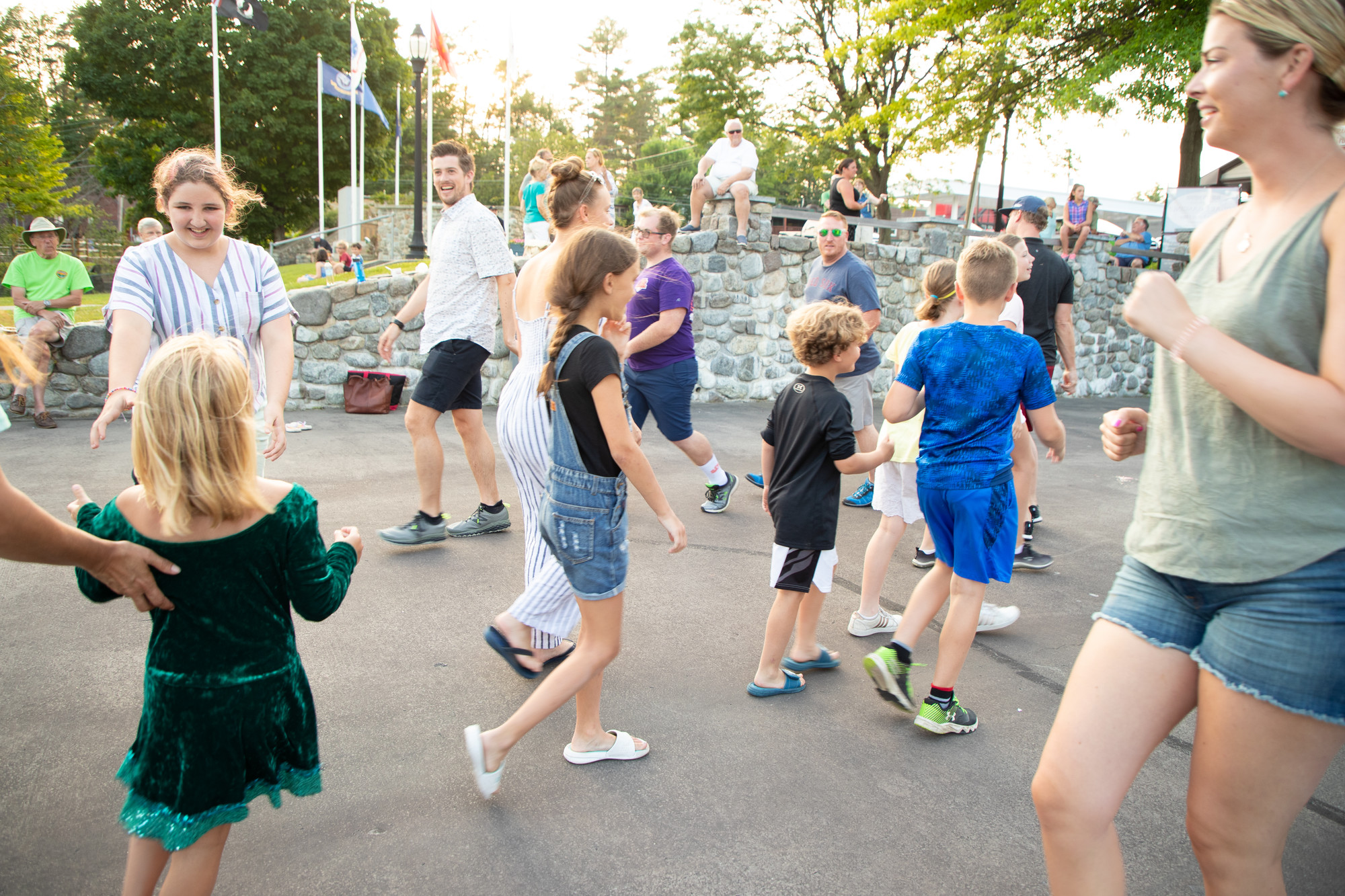 People Square Dancing in Schroon Lake