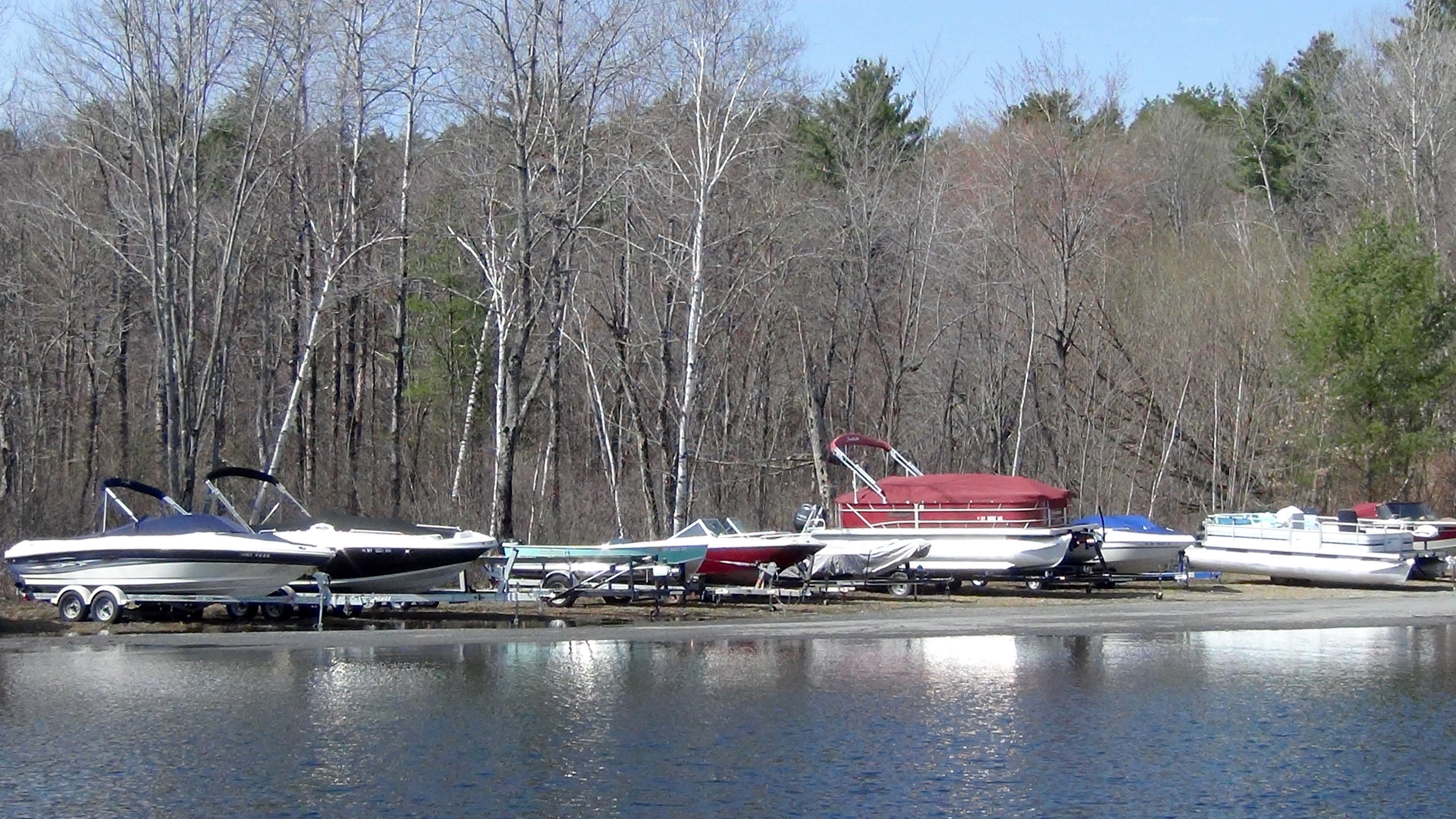 Soon these boats will be celebrating summer.