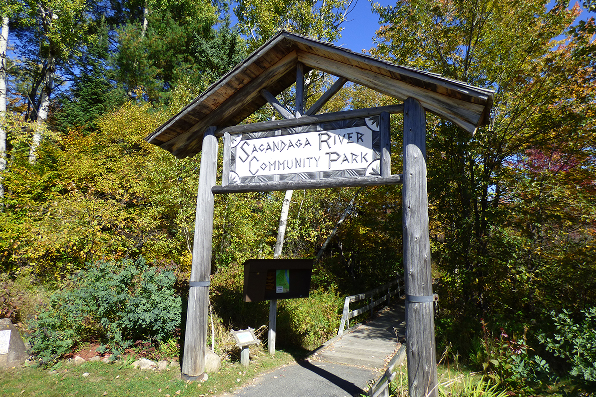 Sacandaga River Community Park Nature Trails sit next to Route 66