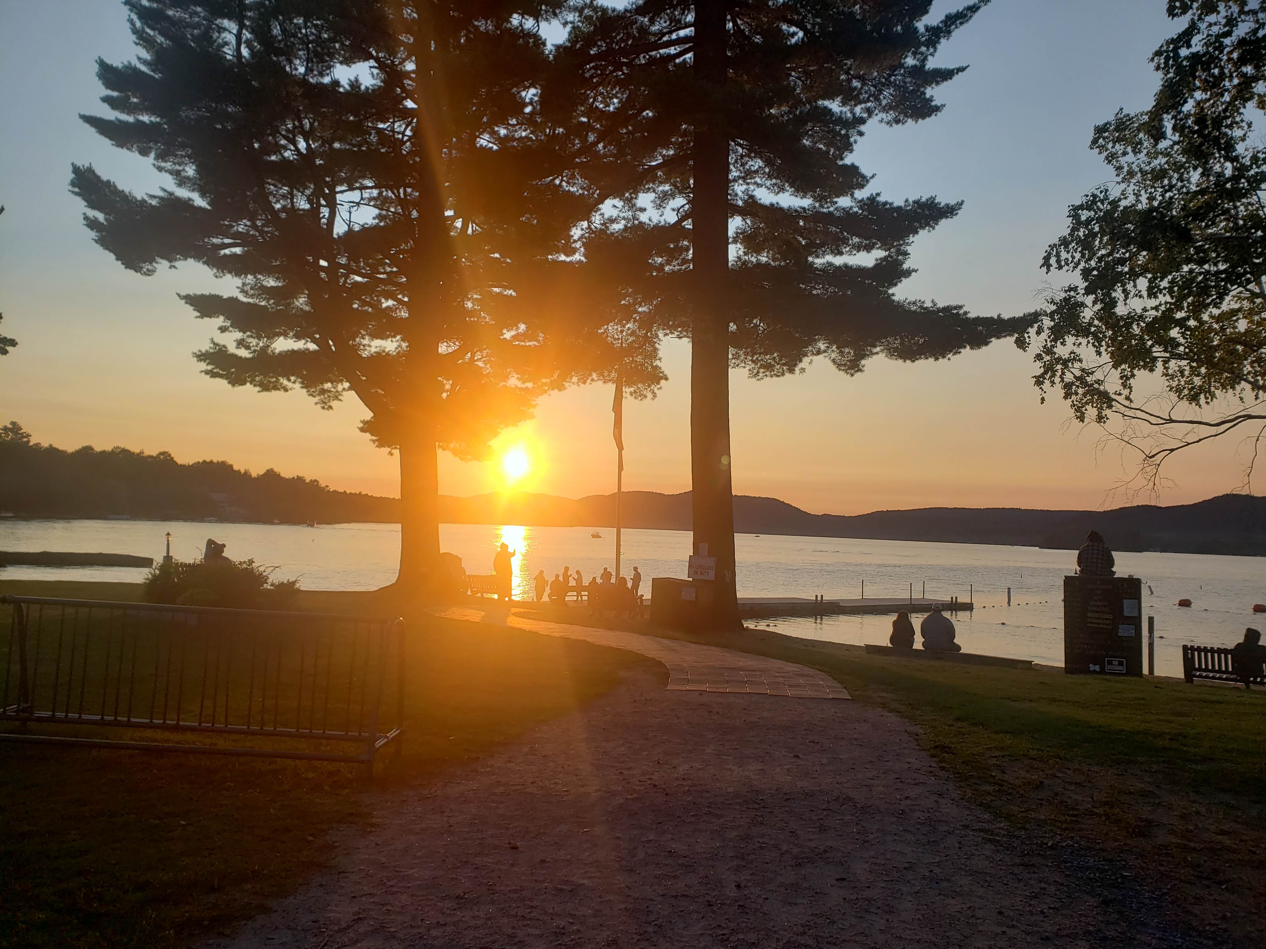 Fall Sunset Arrowhead Beach