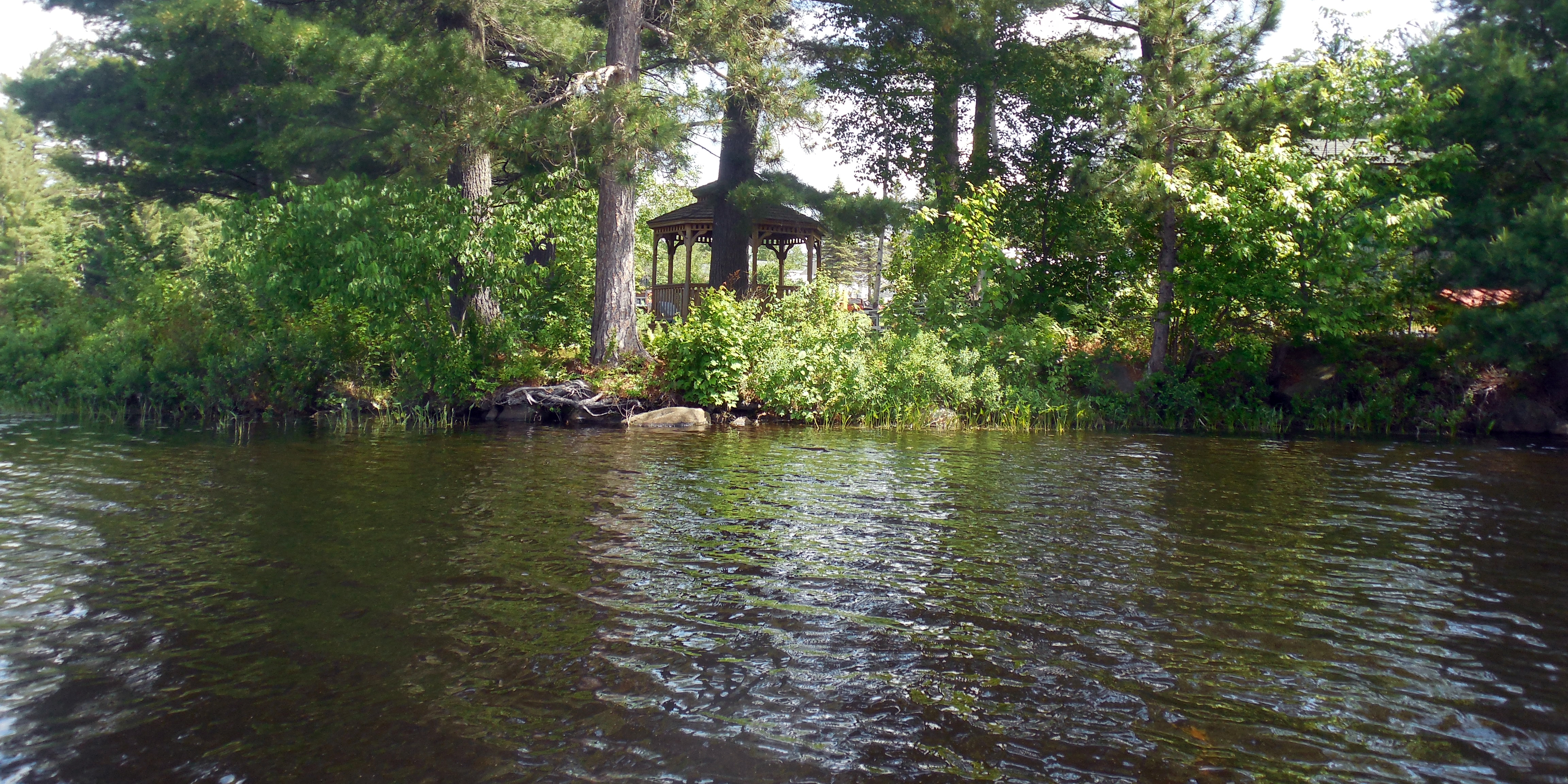 Gazebo along the Nature Trail in Long Lake